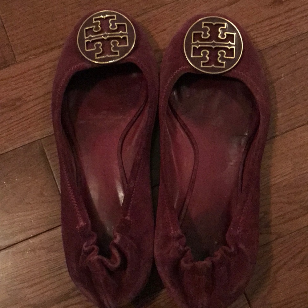 Suede Tory Burch flats